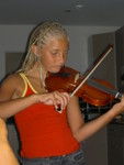 Flisan spelar fiol